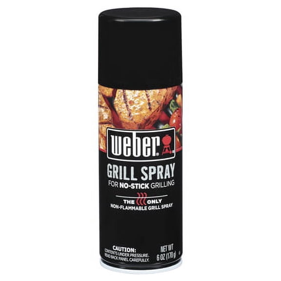 Weber Grill'N Spray Breakthrough Non-flammable Cooking Spray Safe To U, Each