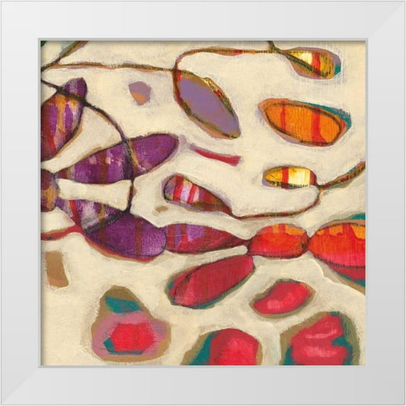 Weber, Jennifer 12x12 White Modern Wood Framed Museum Art Print Titled - Sweet Surprise IV