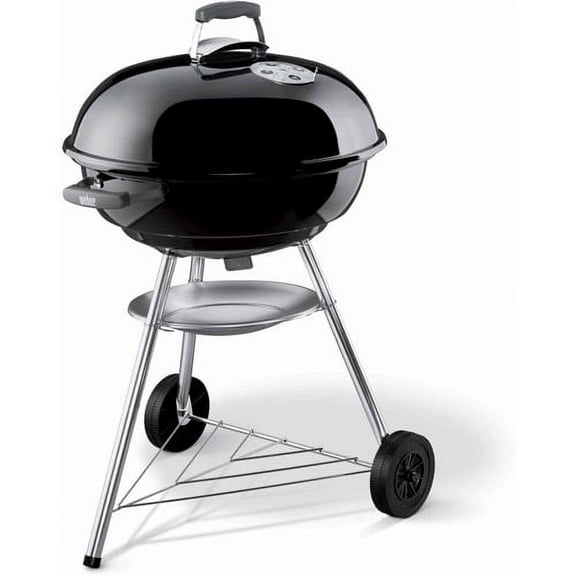 Weber Jumbo Joe Charcoal Grill, 22 Inch Premium Kettle Charcoal Grill, Black