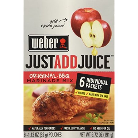 Weber Just Add Juice Original Bbq Marinade Mix (Apple)