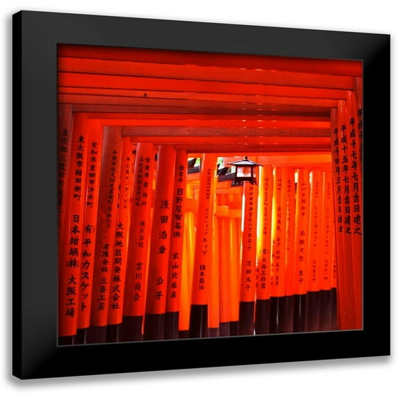Weber, Matthias 15x15 Black Modern Framed Museum Art Print Titled - Kyoto I