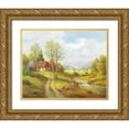 thumbnail image 1 of Weber, Max 14x12 Gold Ornate Wood Framed with Double Matting Museum Art Print Titled - SEASONS, 1 of 4