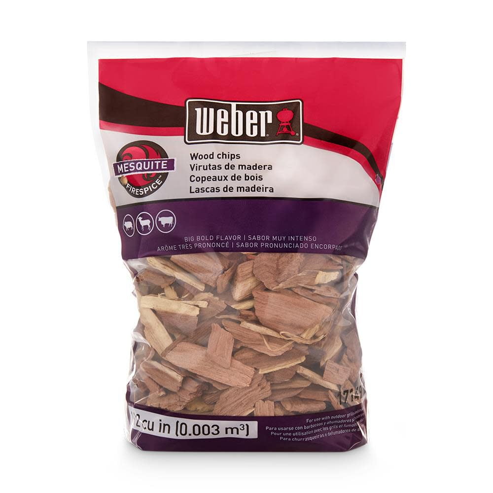 Weber Mesquite Wood Chips, 192 Cu. In. bag