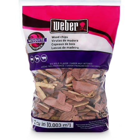 Weber Mesquite Wood Chips, 192 Cu. In. bag