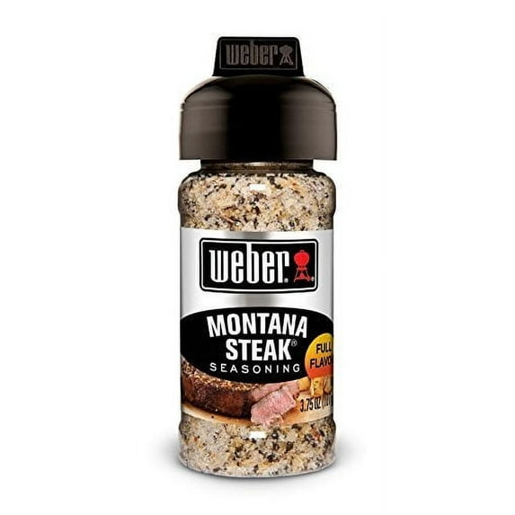 Weber Montana Steak Seasoning, 3.75 Ounces, Pack of 6