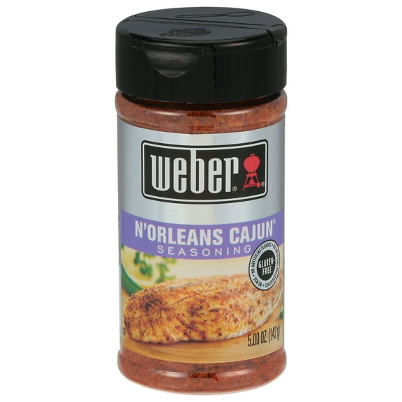 Weber N'Orleans Cajun Seasoning Gluten Free 5 oz (Pack of 4)