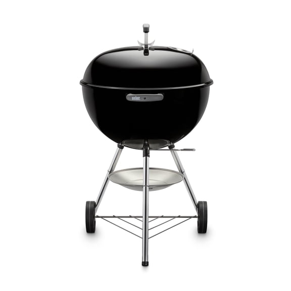 Open Box Weber Original Charcoal Grill, 22 Inch Kettle Charcoal Grill, Black