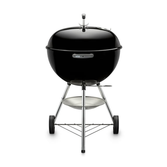 Weber Original Charcoal Grill, 22 Inch Kettle Charcoal Grill, Black