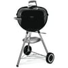 Weber Original Charcoal Grill, " Kettle Grill with Lid and Wheels, Black