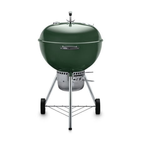 Weber Original Charcoal Grill, 22 Inch Premium Kettle Charcoal Grill, Green