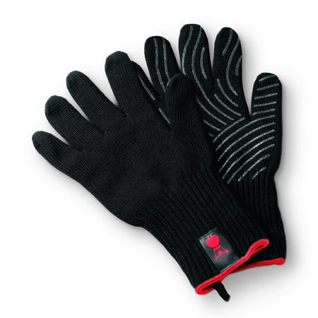 Weber - Premium BBQ Glove Set (Large/X-Large) - Black