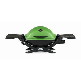 Weber Q-1200 Portable BBQ Gas Grill with Small LP, Cast-Iron