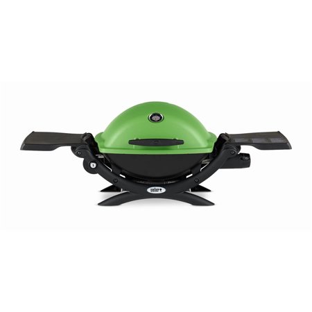 Weber Q 1200 1-Burner Propane Gas Portable Grill, Green
