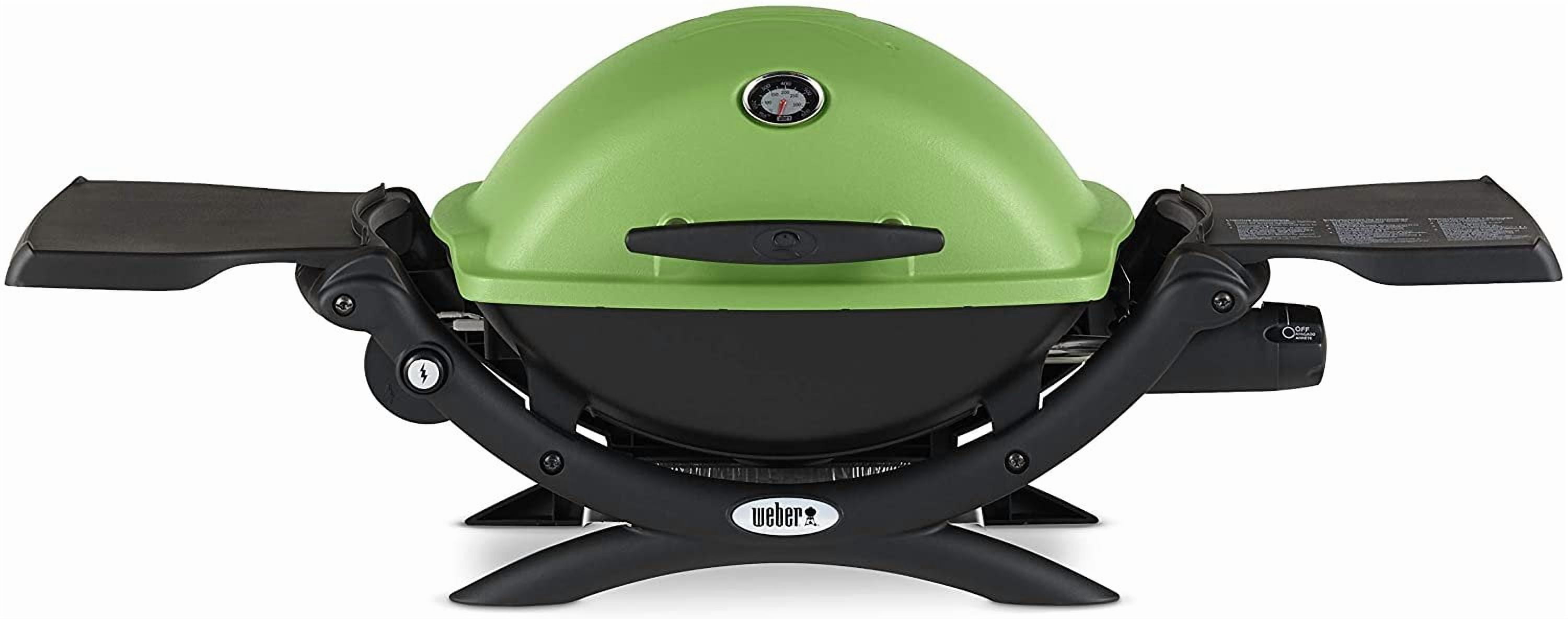 Weber Q-1200 Green LP Gas Grill, 51070001