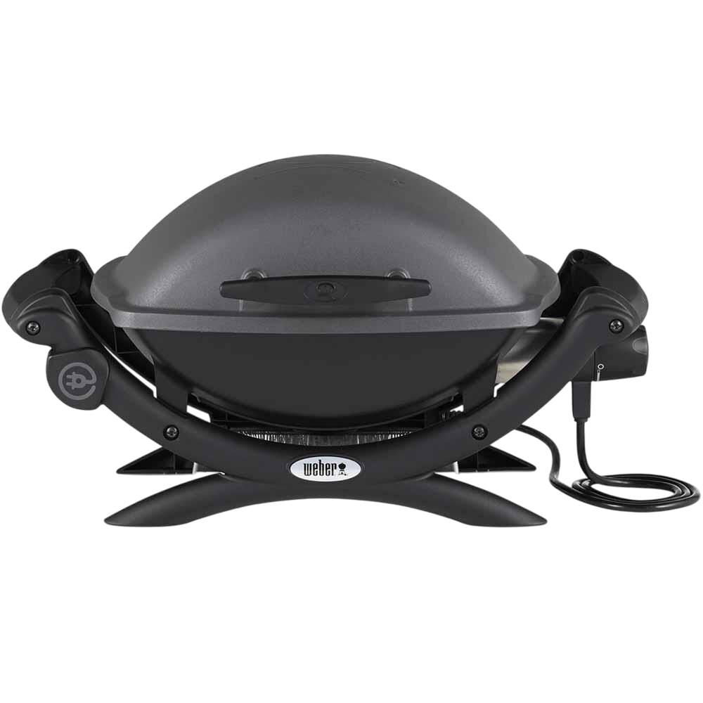 Weber Q1400 電気グリル ダークグレー 新品 屋外対応 アウトドア Weber BBQ Tabletop Q 1400 Portable 1560 Watt Electric Grill
