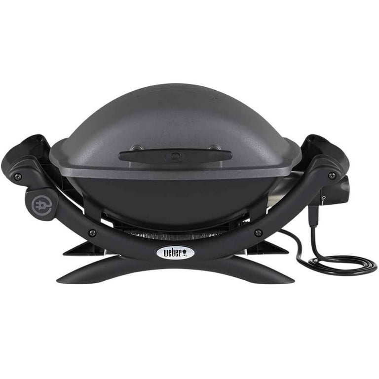 Weber Q1400 電気グリル ダークグレー 新品 屋外対応 アウトドア Weber BBQ Tabletop Q 1400 Portable 1560 Watt Electric Grill - Dark