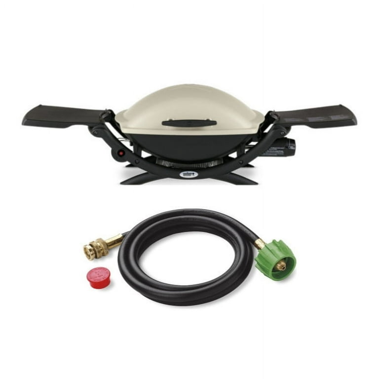 Weber Q 2000 Portable BBQ Traveler Liquid Propane Gas Grill
