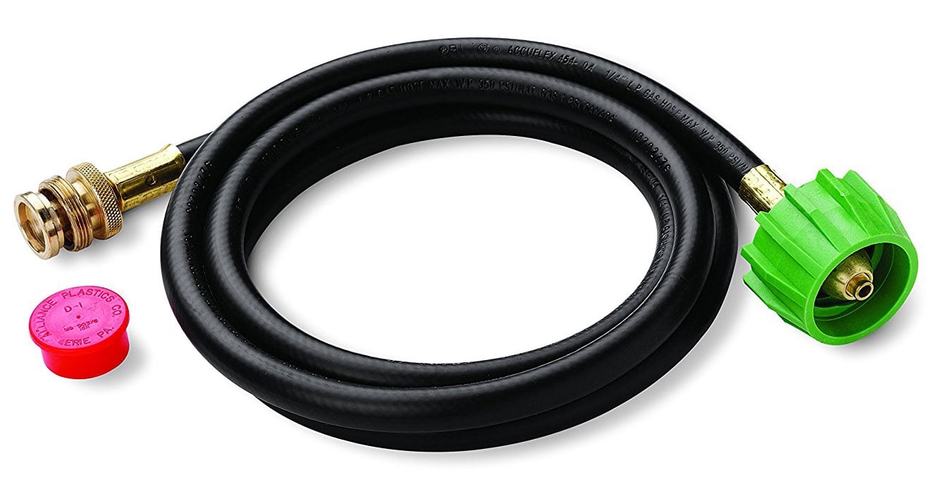 Gasman Q Portable Gas Grill Hose Kit, Black