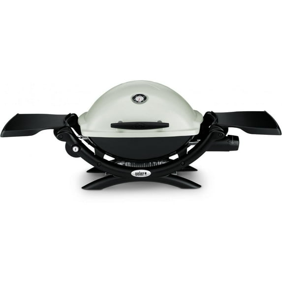 Weber Q1200 1-Burner Titanium Gas Grill, Gray