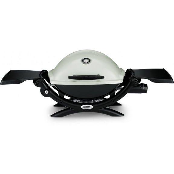 Weber Q1200 1-Burner Titanium Gas Grill, Gray