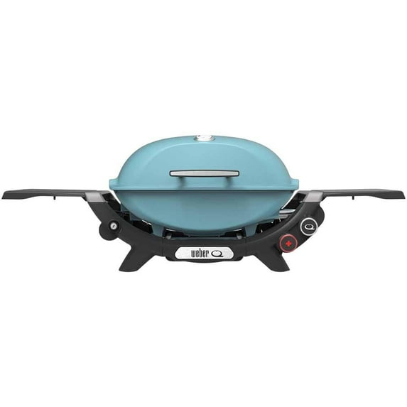 Weber Q2800N+ Gas Grill (Liquid Propane), Sky Blue
