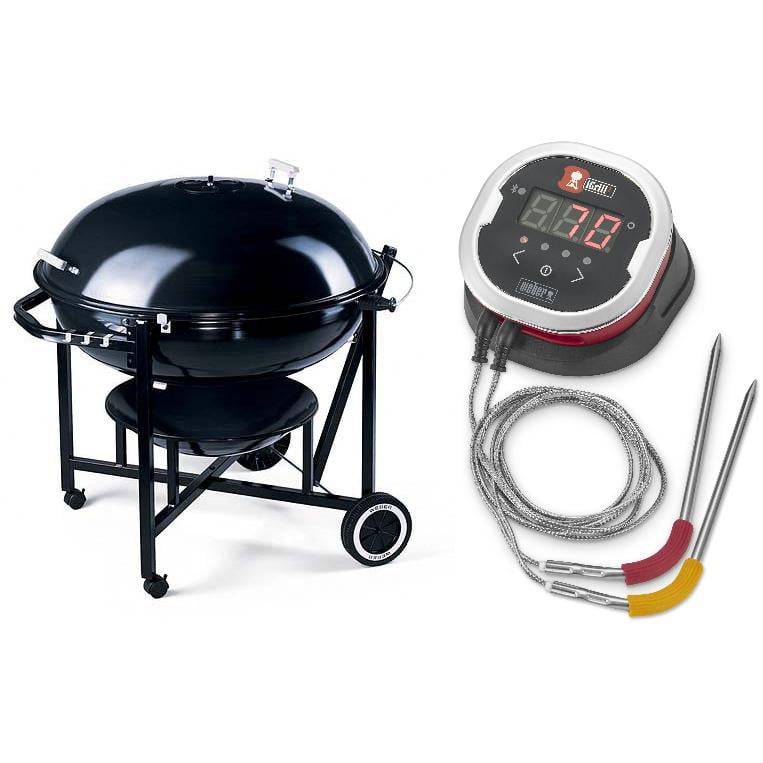 Weber Ranch Kettle Charcoal Grill + FREE iGRILL 2 