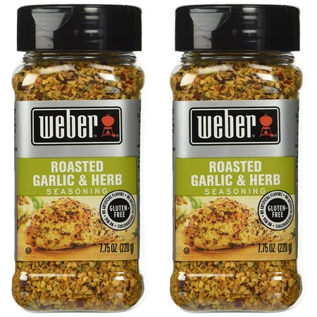 Weber Roasted Garlic & Herb Seasoning - 7.75 oz (2 Pack)