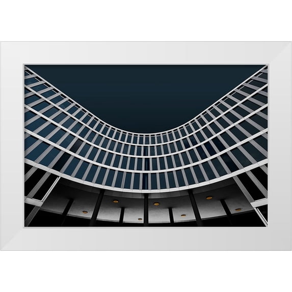 Weber, Roland 14x11 White Modern Wood Framed Museum Art Print Titled - The Round