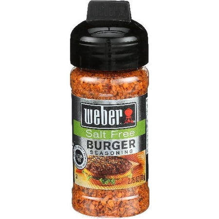 Weber Salt Free Burger Seasoning, 2.75 oz (3 pack)