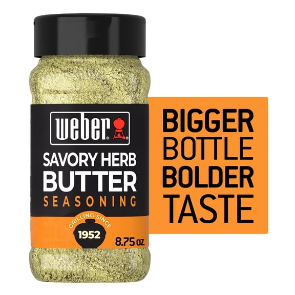 Weber Savory Herb Butter Seasoning, Herb Seasoning Blend, 8.75 oz