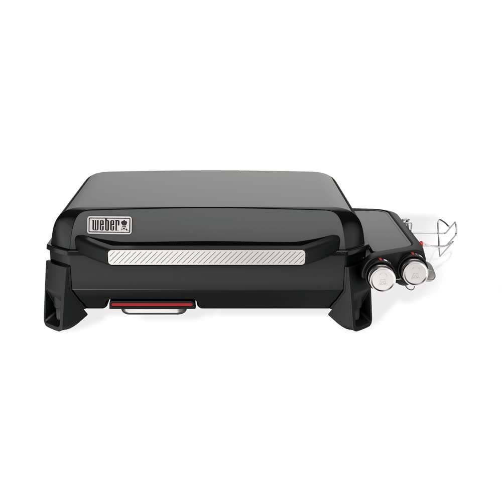 Weber Slate 22 Inch 2 Burners Liquid Propane Tabletop Griddle, Black