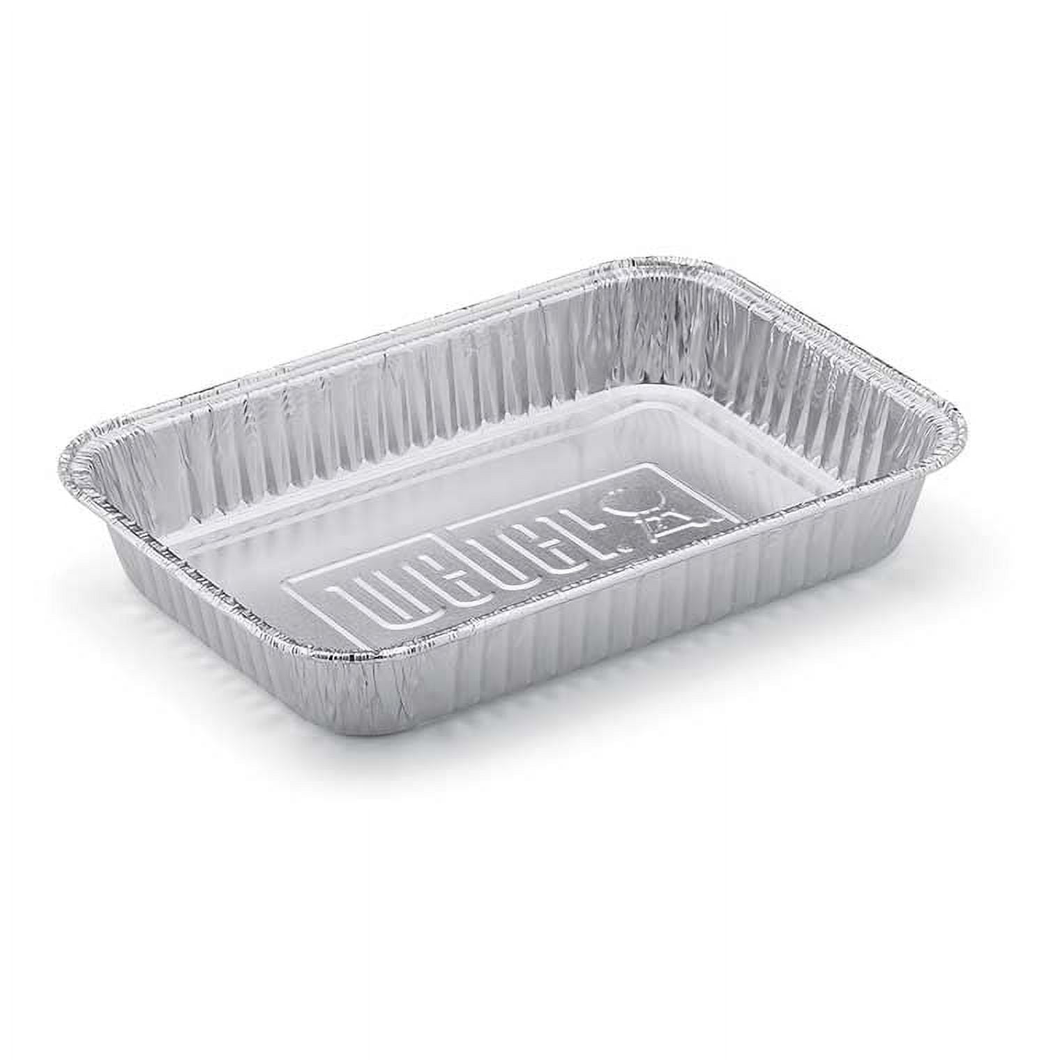 Weber Aluminum Disposable Drip Pans for Grills, 10-Pack