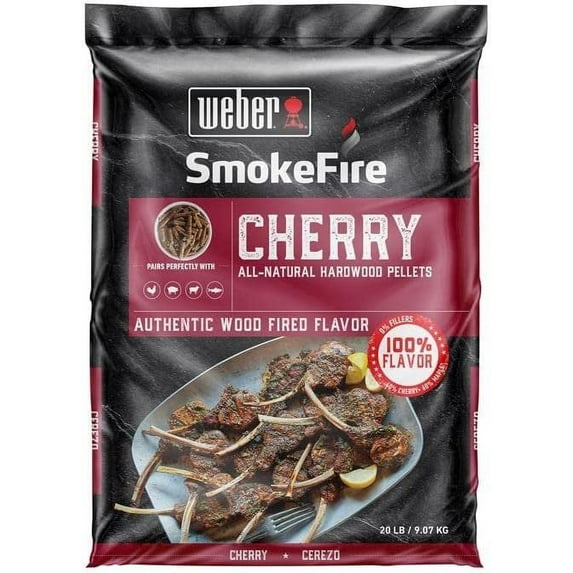 Weber SmokeFire Cherry Hardwood Pellets 20 lb. - Case of: 1;