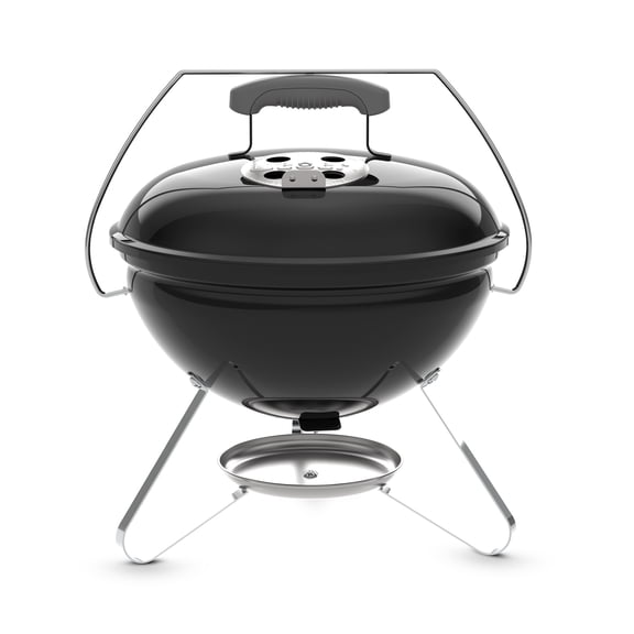 Weber Smokey Joe Charcoal Grill, 14 Inch Portable Charcoal Grill with Handle, Black
