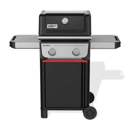 Weber Spirit Gas Grill, E-210 2 Burner Propane Gas Grill with Wheels, Black