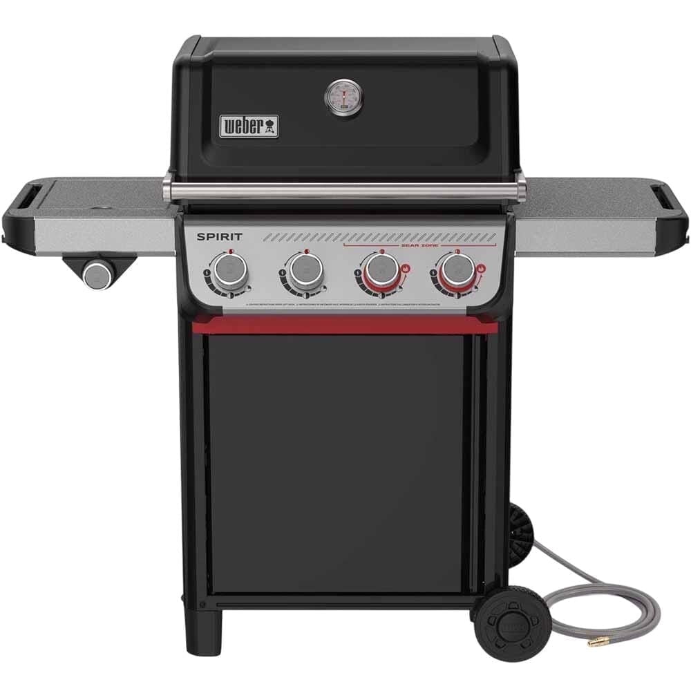 Weber Spirit E-435 4 Burner Natural Gas Grill for Outdoor Cooking, Black