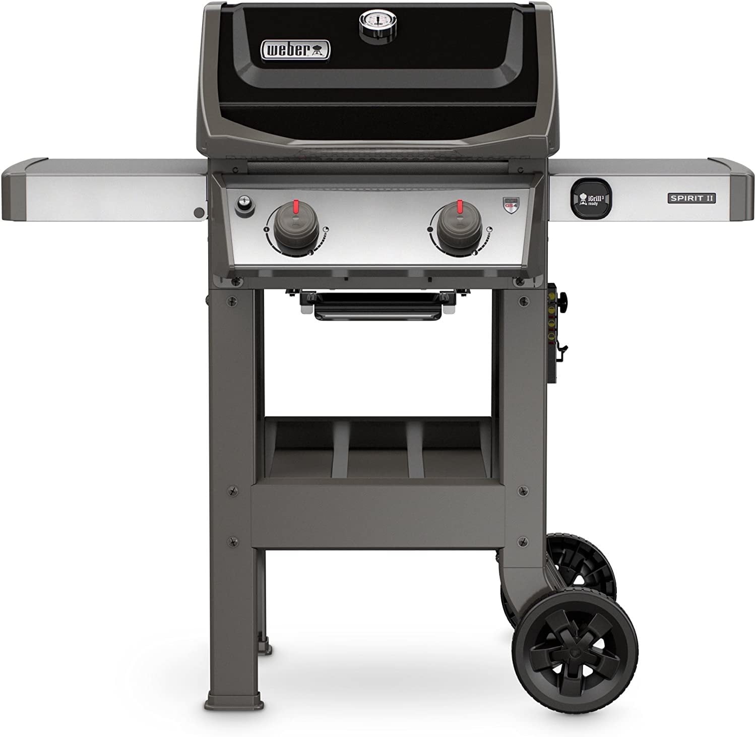 Weber Spirit E210 ツーバーナーコンロ サイドテーブル付き Weber Spirit II E-210 Black Propane Gas Grill with iGrill