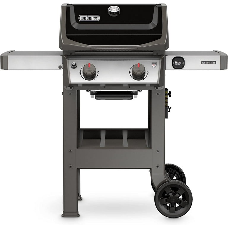 Weber Spirit E210 ツーバーナーコンロ サイドテーブル付き Weber Spirit II E-210 Black Propane Gas Grill with iGrill