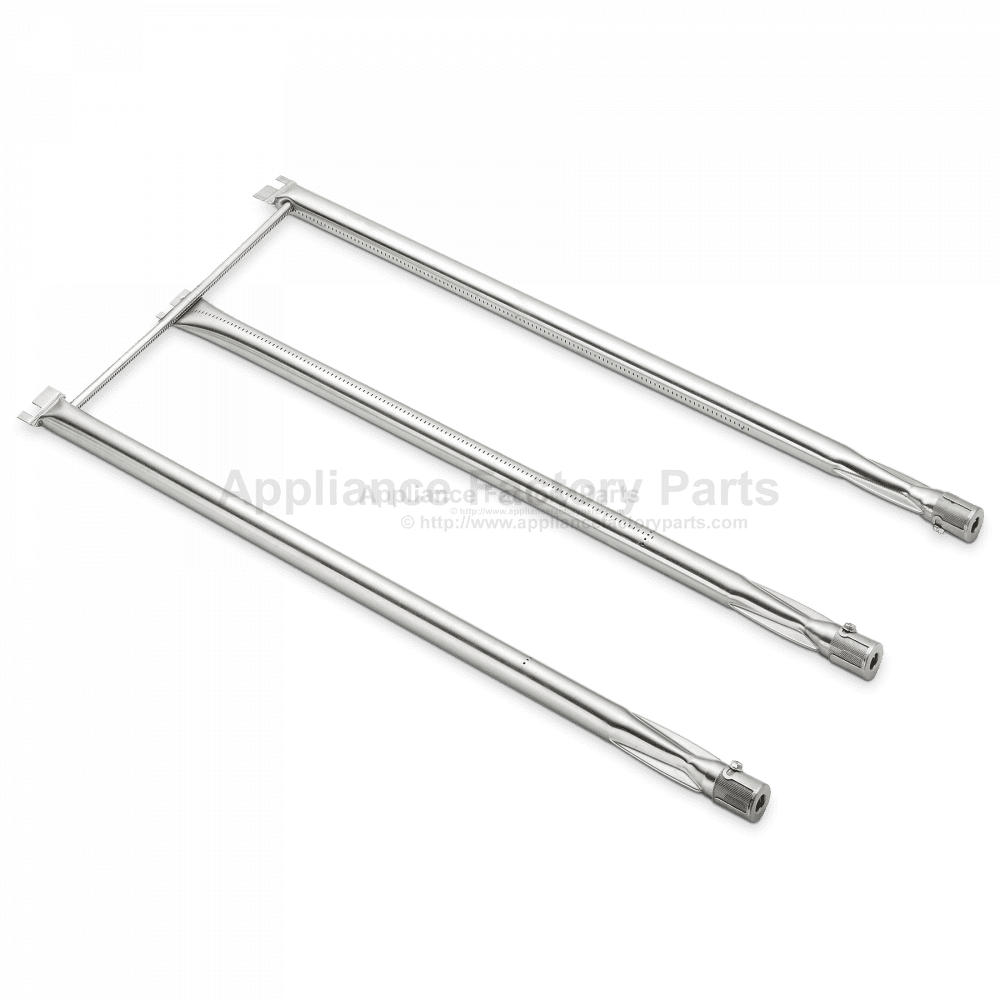 Weber Burner Tube Set Fits Genesis 1000-5500, Platinum & Gold Stainless Steel