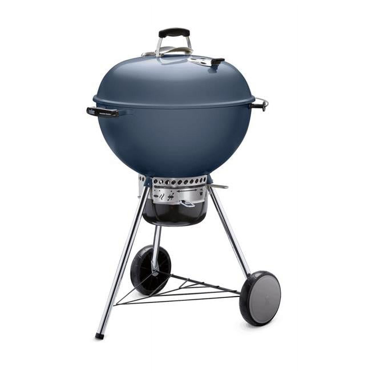 Weber-Stephen Products 107561 22 in. Charcoal Grill Gourmet BBQ System Cooking Grate&#44; Slate Blue - image 1 of 15