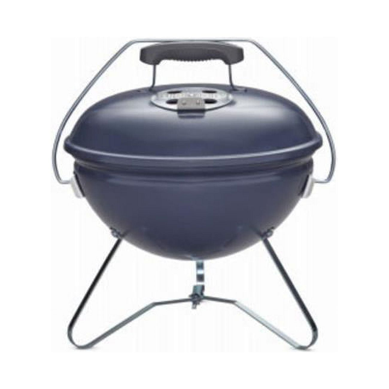 Slate Blue 14-Inch Portable Charcoal Kettle Grill