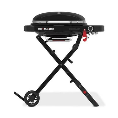 Weber - Traveler Compack Portable Gas Grill - Black