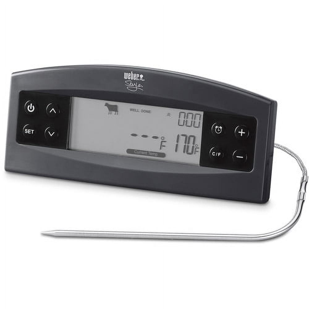 Weber style top digital thermometer