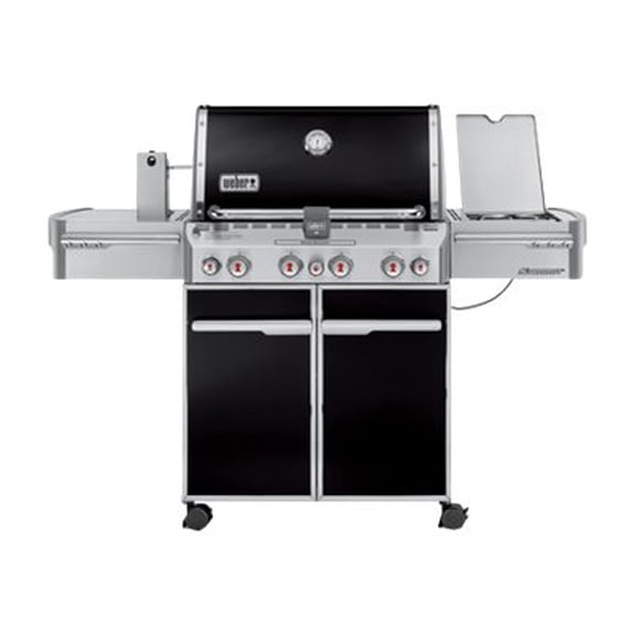 Weber Summit E-470 Natural Gas Grill With Rotisserie, Sear Burner & Side Burner - Black - 7271001