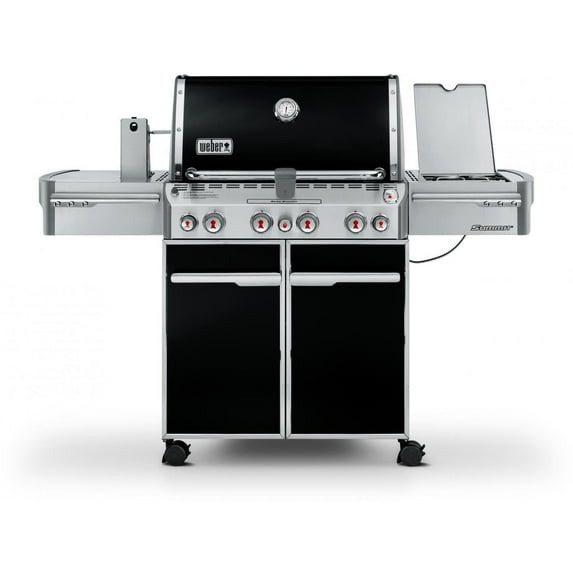 Weber Summit E-470 Propane Gas Grill With Rotisserie, Sear Burner & Side Burner - Black - 7171001