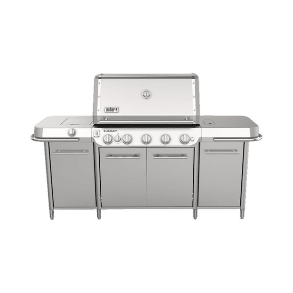 Weber Summit GC38 S Grill Center 5 Burner Stainless Steel Liquid Propane Grill