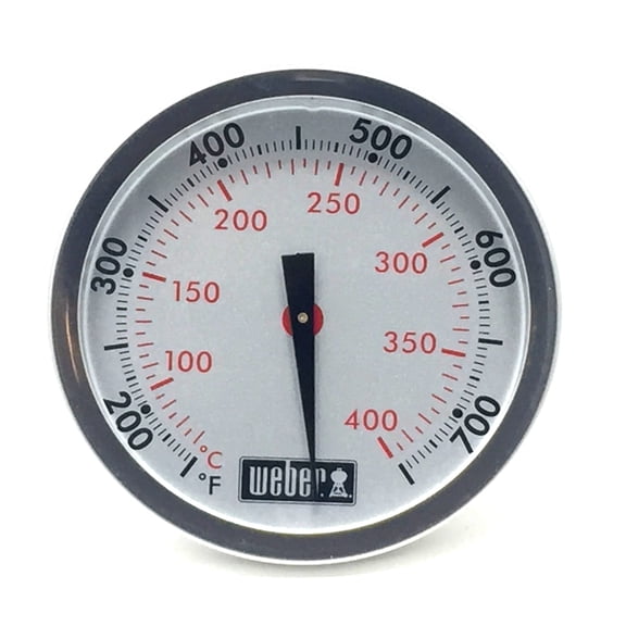 Weber 60393 Replacement Thermometer for Genesis and Summit Grills (No Tab on Back of Head)