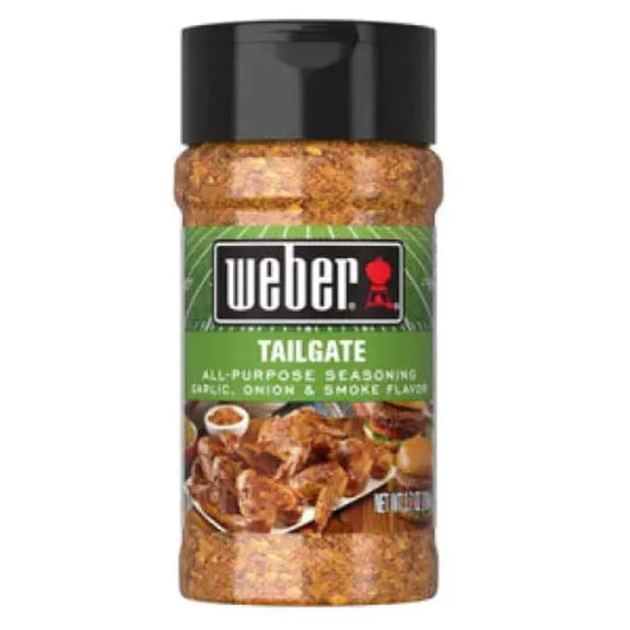Weber Tailgate Garlic, Onion & Smoke Flavor All-Purpose Seasoning 3.7 oz