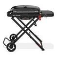 thumbnail image 1 of Weber Traveler Stealth 1 Burner Liquid Propane Portable Grill Black, 1 of 8