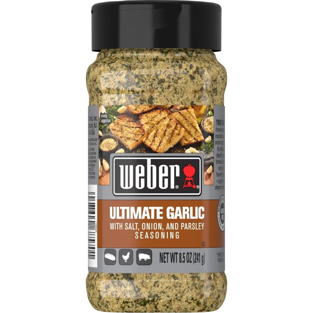 Weber Ultimate Garlic Seasoning 8 5 Ounce